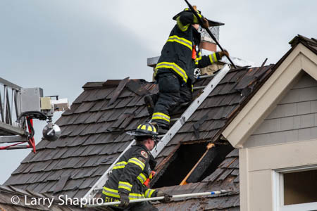 house struck by lightning in GLenview IL 8-25-14 at 4177 Midway Lane larry shapiro photography shapirophotography.net